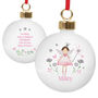 Personalised Fairy Princess Bauble, thumbnail 4 of 4