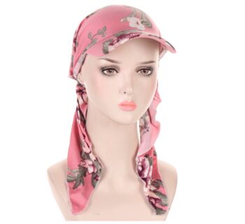 Chemo Headwear Beanie Hat Cap With Headscarf, 9 of 9