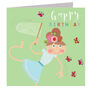 Glittery Butterflies Birthday Card, thumbnail 3 of 5