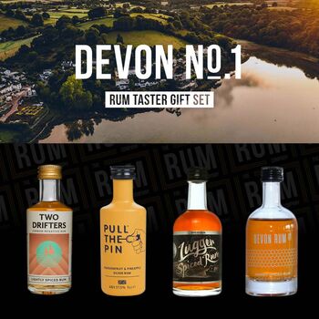 Devon Rum Taster Set Gift Box One, 2 of 5