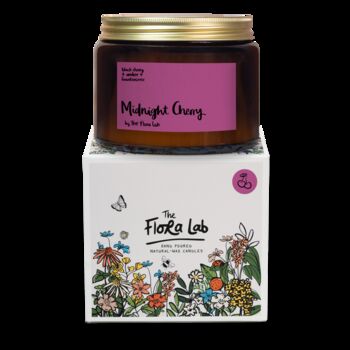 Midnight Cherry Large Double Wick Candle, 2 of 3