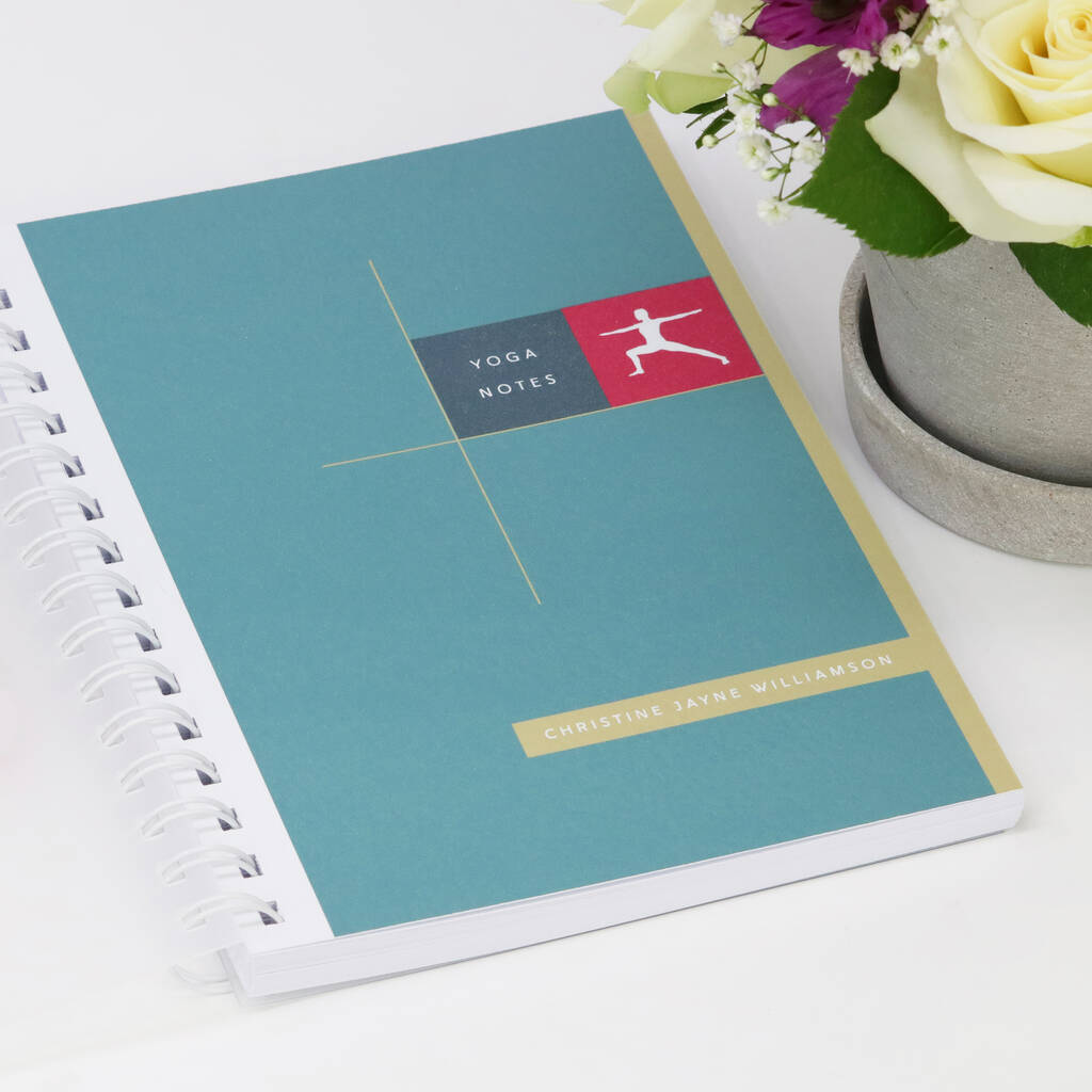 Personalised Yoga Journal By Designed | notonthehighstreet.com