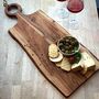 Personalised Acacia Christmas Serving Board With Circle Handle, thumbnail 2 of 2