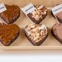 Two Brownie Hearts Letterbox Delivery Subscription, thumbnail 2 of 5