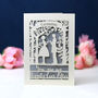Papercut Happily Ever After Valentine's Card, thumbnail 1 of 3