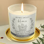 Personalised New Home Scented Candle Gift, thumbnail 1 of 3