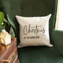 Personalised Christmas At The X Cushion Cover, thumbnail 5 of 5