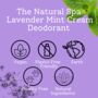 Lavender Mint Cream Dedorant Balm Vegan Palm Free, thumbnail 6 of 8