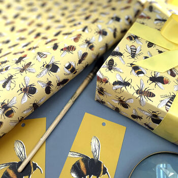 Bees Of Britain Wrapping Paper, 8 of 9