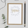 Yipee Congratulations Wooden Words Card, thumbnail 3 of 3