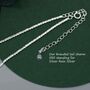 Sterling Silver Sparkle Chain Necklace, thumbnail 6 of 11