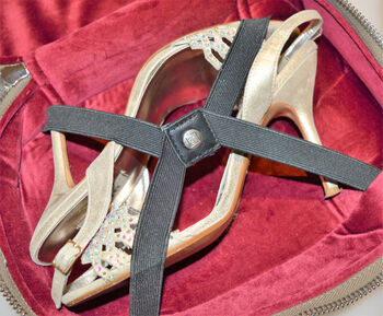 Vegan Leather Bridal Shoe Bag, 10 of 12