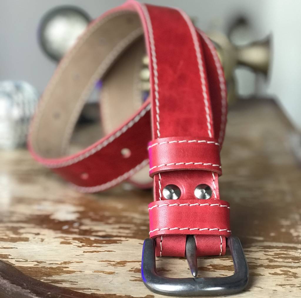 Handmade Leather Belt, 1 of 4