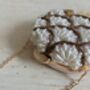 Pink Handcrafted Pearl Circular Clutch, thumbnail 9 of 9
