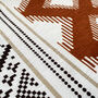 Aztec Cushion Cover With Geometric Brown Lines, thumbnail 6 of 7