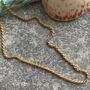 Rope Chain Necklace 24 Ct Gold Vermeil, thumbnail 1 of 5