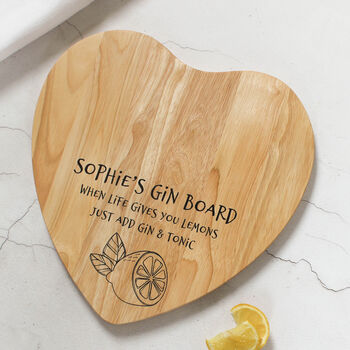 Personalised Gin Board, Gin Lover's Gift, 2 of 7