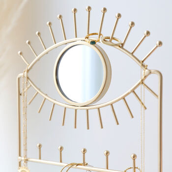 Jewellery Stand And Mirror With Terrazzo Base, 4 of 4