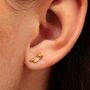 Sparkling Shooting Star Helix Flat Back Earring, thumbnail 2 of 6