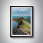 Helvellyn Mountain Lake District Travel Poster Print, thumbnail 1 of 6