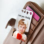 Personalised Photo With Text Heart Metal Wallet Card, thumbnail 4 of 4