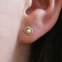 9ct Gold And Freshwater Pearl Earrings, thumbnail 1 of 2