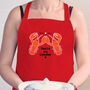 Personalised You're My Lobster Apron With Pocket, thumbnail 3 of 4