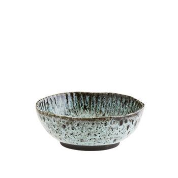 Set Of Four Sea Green And Dark Grey Serving Bowls, 4 of 4