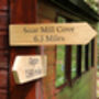 Personalised Directional Fingerpost Sign, thumbnail 5 of 7