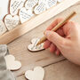 Minimal Script Foiled Wedding Drop Top Frame Guest Book, thumbnail 6 of 6