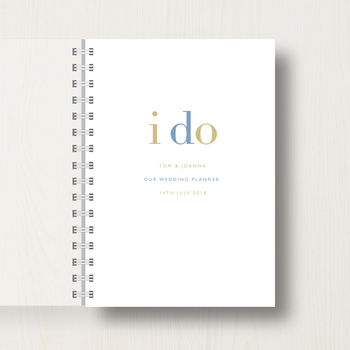 Personalised 'I Do' Wedding Planner Journal, 6 of 10