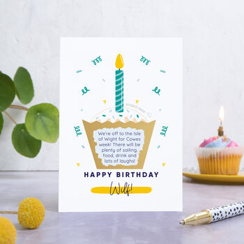 Personalised Birthday Cake Scratch Card, 2 of 10