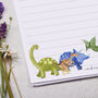 A5 Personalised Letter Writing Paper Dinosaurs, thumbnail 2 of 4