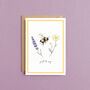 Bumblebee Just To Say Card, thumbnail 1 of 6