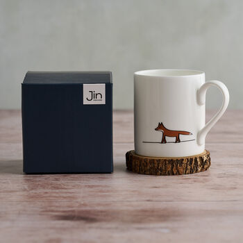 Fox Mug, Fine Bone China, 3 of 7