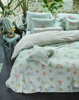 Pip Studio Yes Madam Duvet Set Blue Single, 2 of 2
