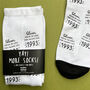 Personalised Awesome Since Socks, thumbnail 2 of 2