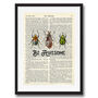 Be Awesome Art On Words Beetles Art Print, thumbnail 3 of 4