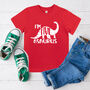 Kids Age Five Dinosaur T Shirt, Assorted Colours, thumbnail 1 of 4