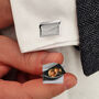 Personalised Photo And Message Envelope Cufflinks, thumbnail 3 of 5