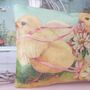 Lavender Sachet Gift Decoration With Vintage Style Easter Chick Print, thumbnail 6 of 7