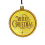 Personalised Gold Coin Glass Christmas Tree Decoration With Gift Box, thumbnail 2 of 3