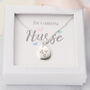 Personalised Necklace For Nurse With Birthstone, thumbnail 1 of 6