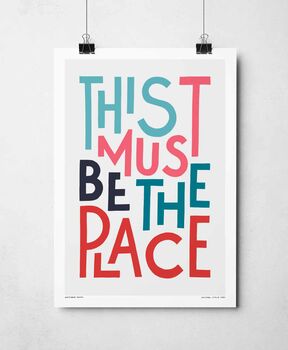 This Must Be The Place Print, 3 of 8