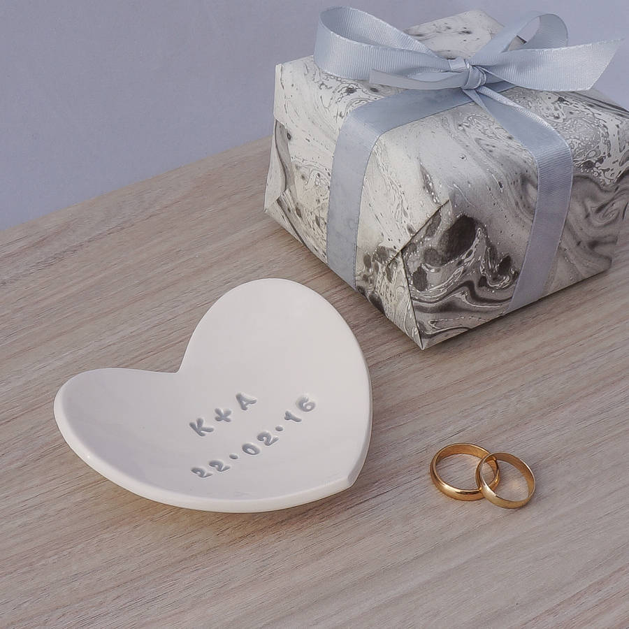 Ceramic Ring Dish Personalised By Kate Charlton Ceramics