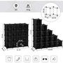 Spacious Interlocking Shoe Rack Storage Organiser Shelves, thumbnail 3 of 12