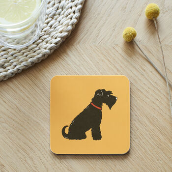 Black Schnauzer Cufflinks Personalised Dog Lover Gift, 9 of 12