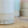 Handmade Stone Flower Ceramic Milk Jug, thumbnail 2 of 2