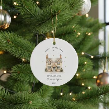 Personalised New Home Christmas Bauble, 2 of 6