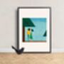 Limited Edition Forest Couple A2 Giclée Art Print, thumbnail 5 of 7